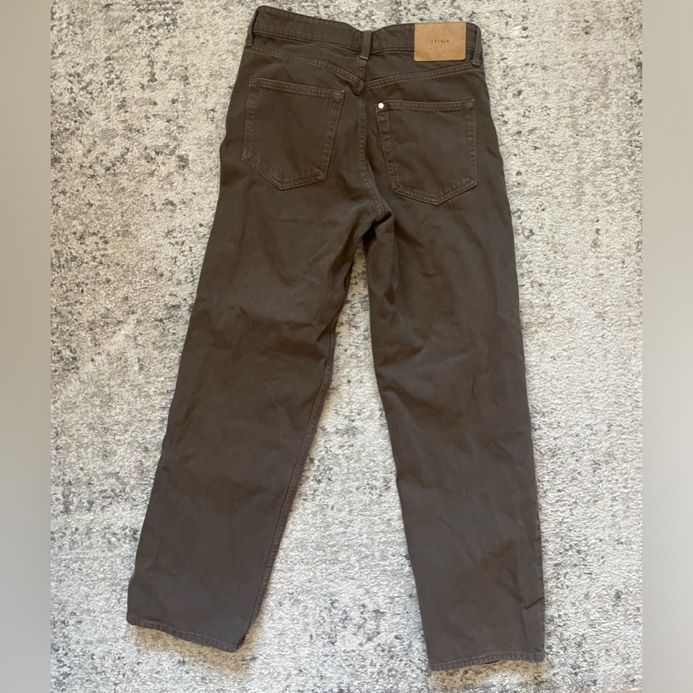 H&M brown low rise baggy jeans